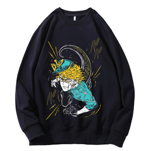 飙马野郎迪亚哥布兰度卫衣男jojo的奇妙冒险连帽外套秋冬加绒动漫