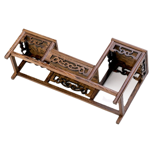 实木茶杯架子博古架红木台式新中式桌面收纳置物架茶壶茶具摆放架