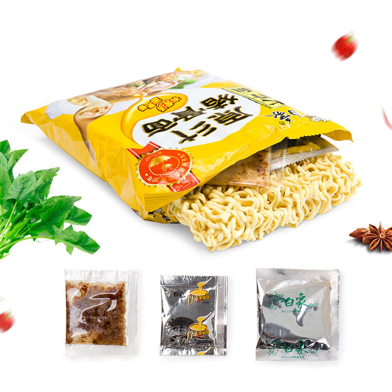 干脆方便面白象袋装原汁猪骨面