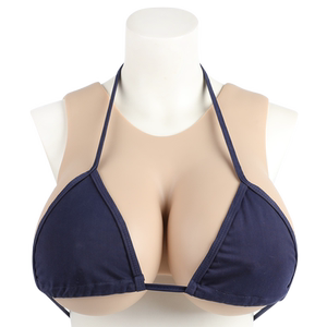 IVITA/嫒唯她硅胶义乳男用伪娘变装假胸半身低领主播假奶假乳房