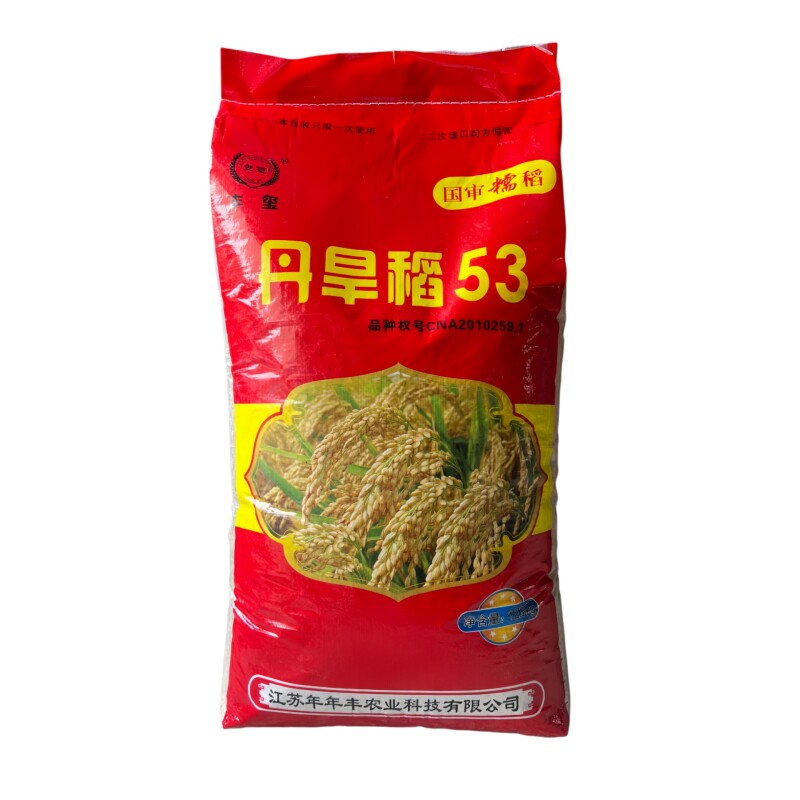 珍珠糯米种子圆粒香黏米稻谷种丹旱稻53节水抗旱高产直播稻谷种籽