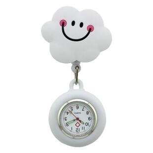 护士表挂表可伸缩拉伸可爱夹子挂表怀表女款定制胸表硅胶可拉伸表