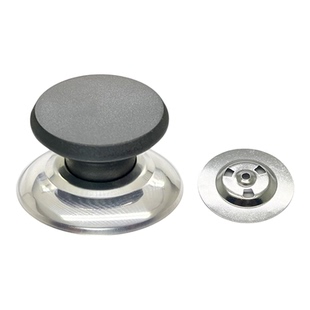 2厘米大孔玻璃盖锅盖把手防烫顶帽康巴赫炒锅盖大口径专用锅盖帽