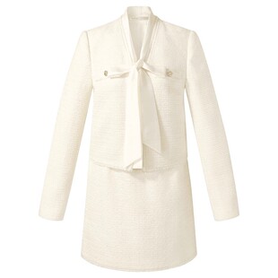 首降3折|歌莉娅小香风套装女秋冬高级感新年战袍一整套穿搭两件套