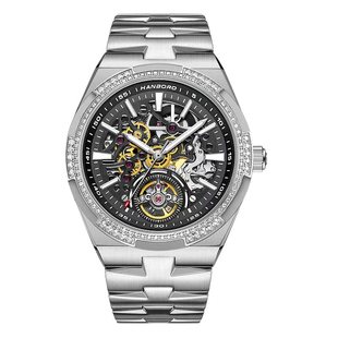 HANBORO衡宝罗纵横四海男士商务全自动多功能机械表十大品牌名表