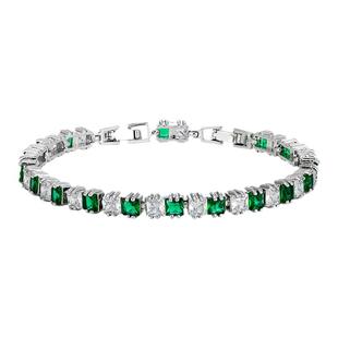 KREAM 四色满钻网球手链男女同款嘻哈