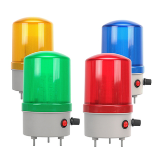 LTE-1101J旋转爆闪警示灯LED闪烁灯24V声光报警器220V音量可调12V