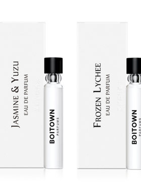 【新香试用】冰希黎雪域荔枝/茉莉白柚香水小样组合持久淡香2ml*2