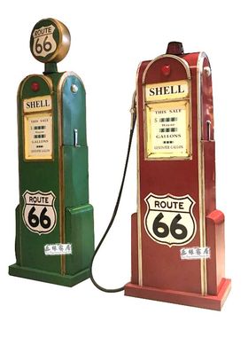 复古工业风落地大型酒吧铁艺摆件