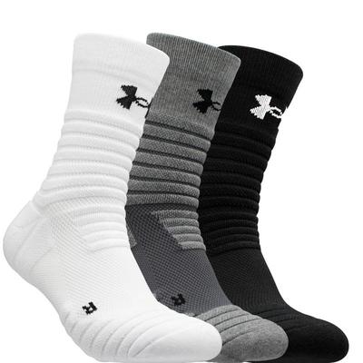 安德玛篮球袜夏季薄款美式实战白