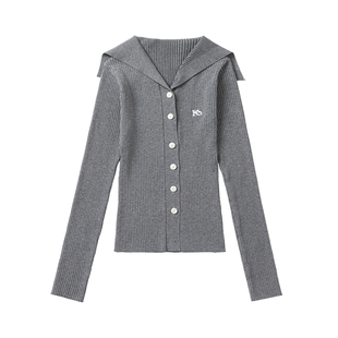 KXLFCHN空穴来风 春秋短款修身卫衣开衫百搭款休闲长袖纯色上衣女