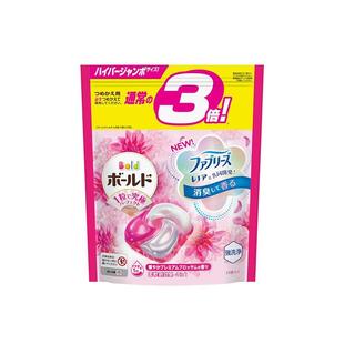 日本 宝洁 P&G BOLD 4D洗衣凝珠 替換装33个 清新花香 浓郁花香选
