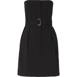 【618狂欢】Victoria Beckham 秋季女抹胸配腰带连衣裙