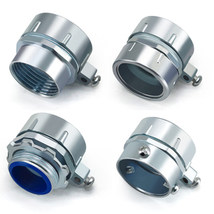 金属软管接头带接地 DPJ内外丝螺纹 DKJ三柱卡套 DGJ卡簧自固接头