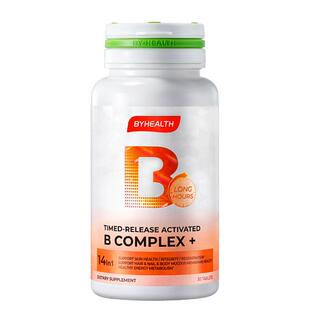 【新品】BYHEALTH积雪草vb缓释修红高活复合维生素B族b12男士控油