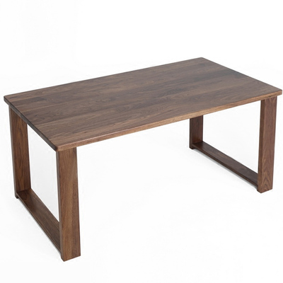 黑胡桃实木面板定制餐桌书桌定制