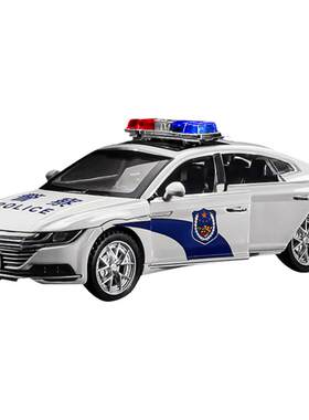 全合金警车玩具它很耐玩