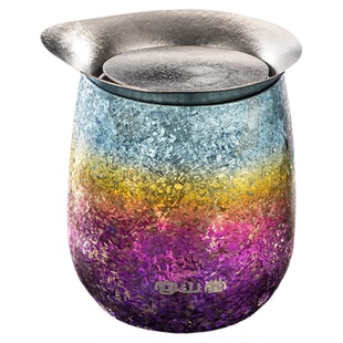 容山堂纯钛旅行茶具便携茶水分离泡茶壶快客杯户外露营茶具一人饮