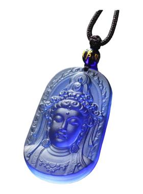佛牌吊坠古法琉璃观音