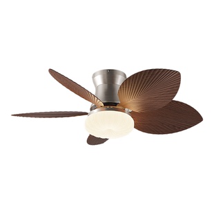 索燕中古风风扇灯卧室书房复古静音护眼吸顶简约南洋风包豪斯新款