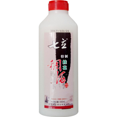 七立640ml陕西特产皇瑰黄桂稠酒
