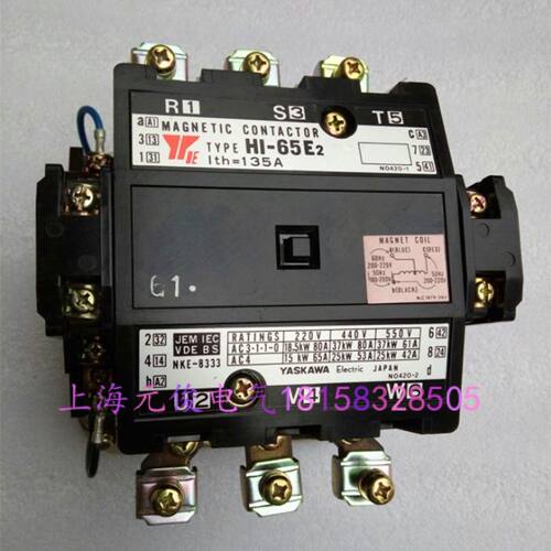一  安川HI-65E2 AC110V交流接触器 现货 质保一年