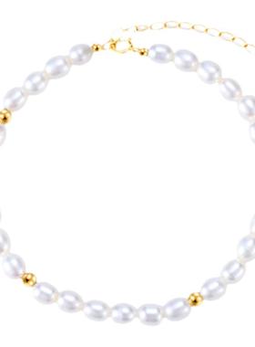 REJOVRI天然珍珠手链项链通勤