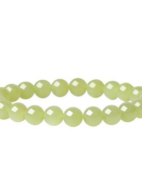 天然和田玉黄玉手串手链送礼