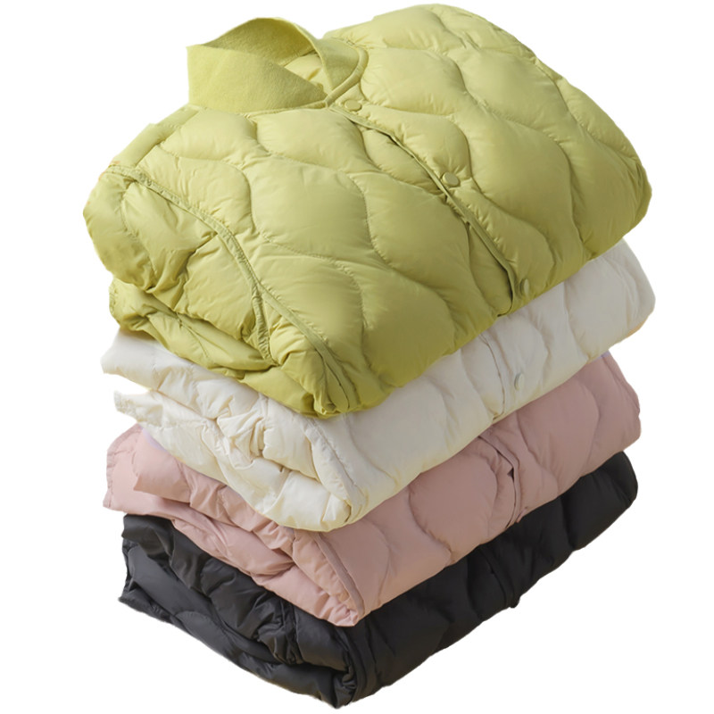 雅鹿冬季儿童轻薄羽绒服内胆短款男童女童中大童小童学生校服神器