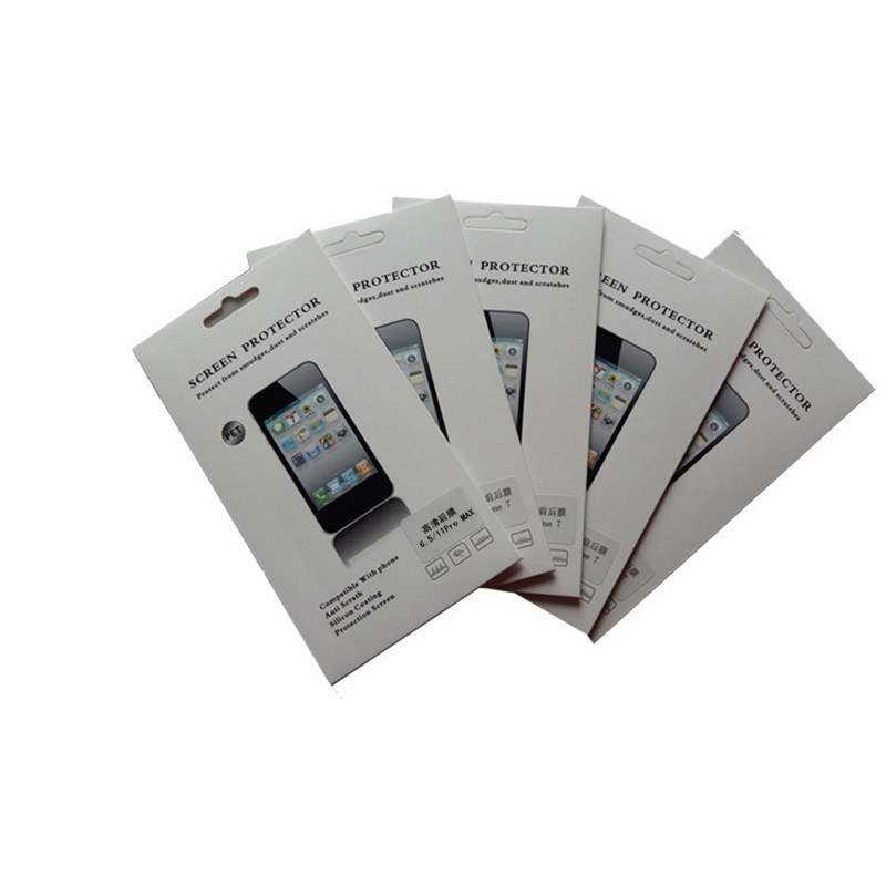 苹果4S手机贴膜高清透明iphone5S前后保护膜SE三段塑料背膜带包装
