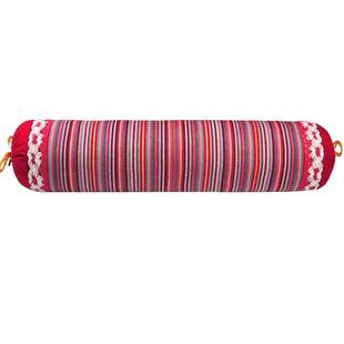 艾草圆柱形颈椎枕单人护颈艾灸颈托颈椎不适专用粗布硬枕艾灸睡眠