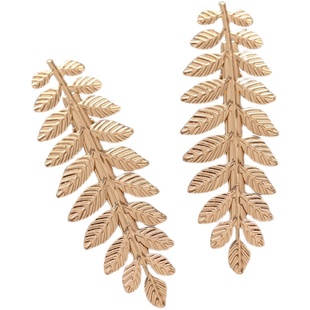 2025新款网红发夹金色树叶发卡侧边夹刘海夹碎发新娘发饰伴娘头饰