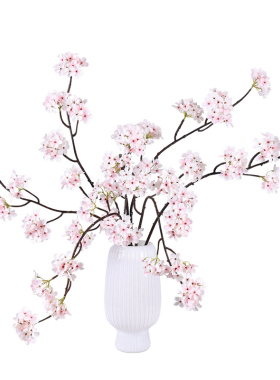 仿真梨花枝新中式禅意樱花