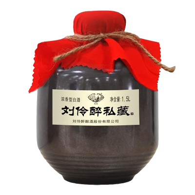 刘伶醉单瓶装粮食固态浓香型白酒