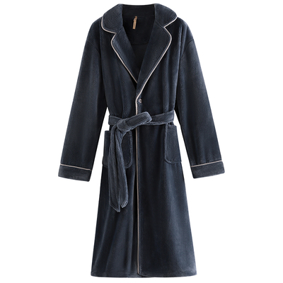 【商场同款】家乐芬睡袍男法兰绒