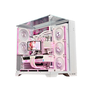 【国补10%】华硕旗舰店 联力包豪斯 O11vision 海景房台式DIY组装电脑9800X3D/5070/5070TI/5080显卡游戏主机