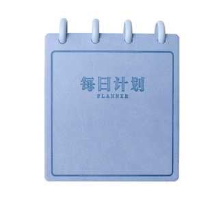 每日计划本学生用蘑菇扣迷你口袋本方形笔记本本子高颜值自律打卡日程本随手记加厚日记本工作学习活页记事本