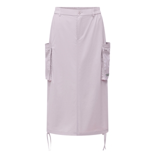 坦博尔25夏季新款女士半身裙中长款休闲工装长裙运动裤TB5262976A