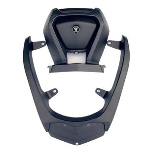 适用豪爵ADX125后靠背铝合金尾架后座腰靠腰托尾翼后扶手改装件