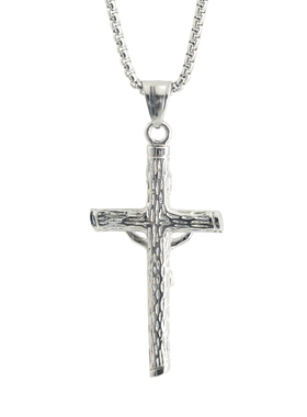 潮品运动立体钛钢健身项链