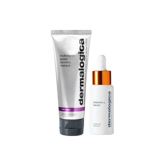 德美乐嘉焕亮加倍组 多维面膜75ml+VC小奶瓶精华30ml焕亮抗老