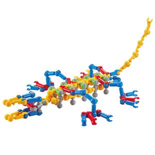 儿童积木多功能骨架关节棒益智力DIY拼插拼装玩具男孩3-6岁礼物