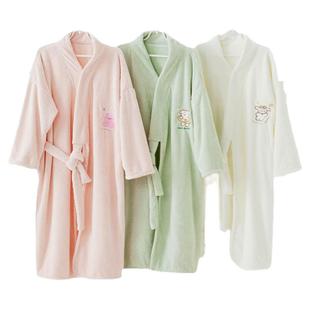 三利浴袍女可穿式浴巾吸水速干洗完澡穿的睡袍式酒店浴衣新款四季