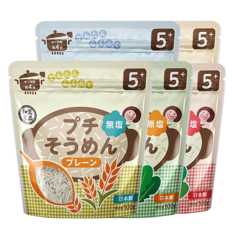 日本良品无添加营养颗粒儿童面条