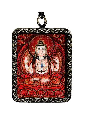 男女随身饰品项链嘎乌盒吊坠手绘