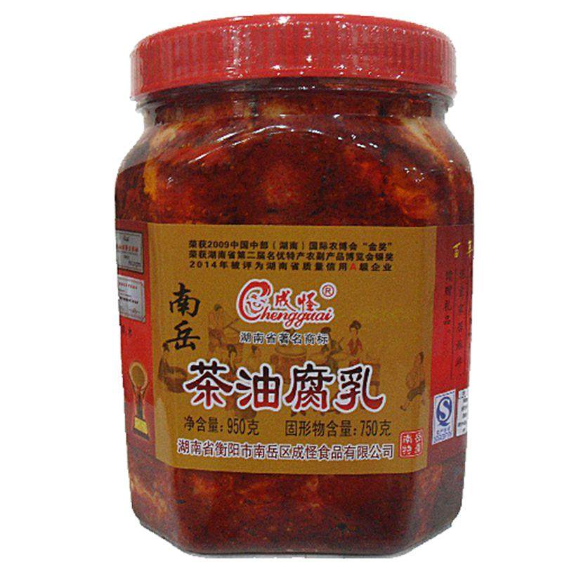 成怪腐乳湖南特产茶油香辣麻辣味