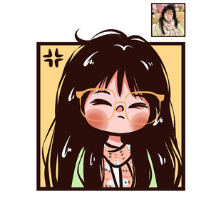 newmasus代画画定制Q版手绘头像订制情侣照恋人形象设计卡通人物