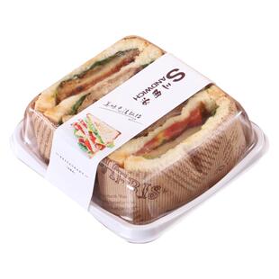 三明治包装盒肉松小贝雪媚娘泡芙蛋糕毛巾卷瑞士卷蛋糕卷面包盒子
