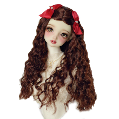 4分假发超软糯羊毛卷巨婴bjd娃娃