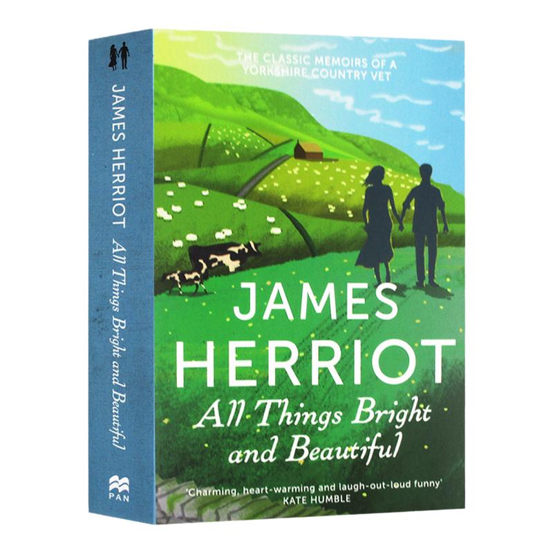 万物有灵且美 All Things Bright and Beautiful 英文原版 众生皆灵且美 人与动物的故事 吉米哈利James Herriot 生灵进口英语书籍